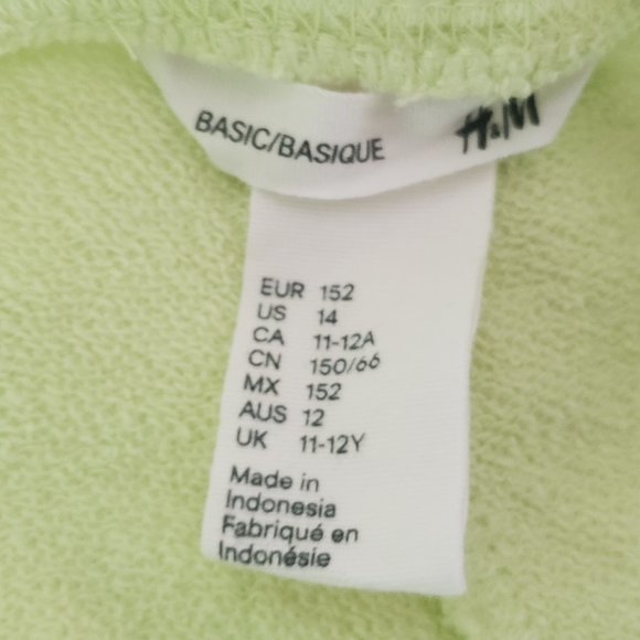 H&M Neon green and white shorts - Picture 3 of 3